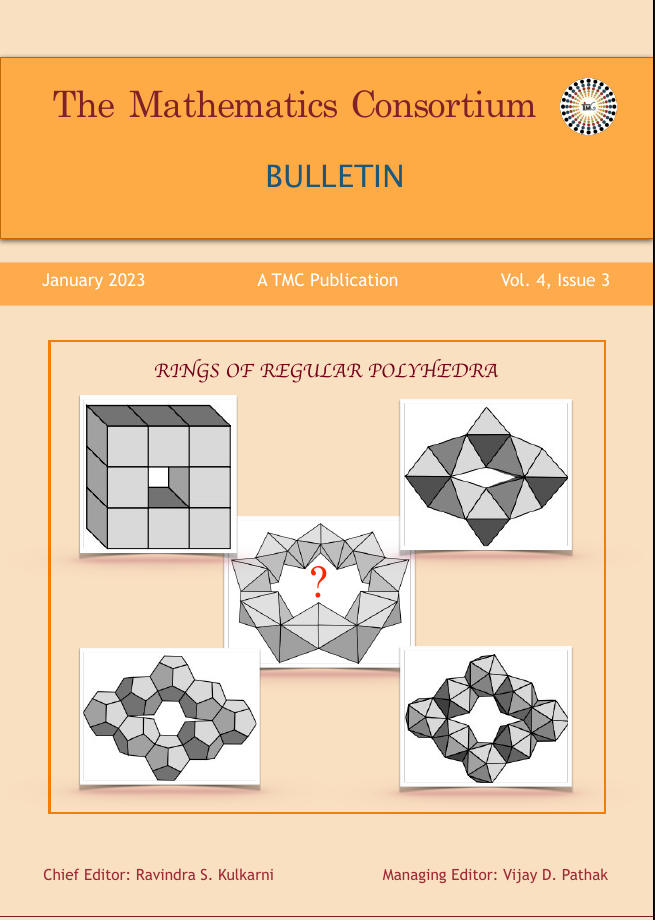 Cover Page - Mathematics Consortium Bulletin January 2023 Vol. 4, Issue 3